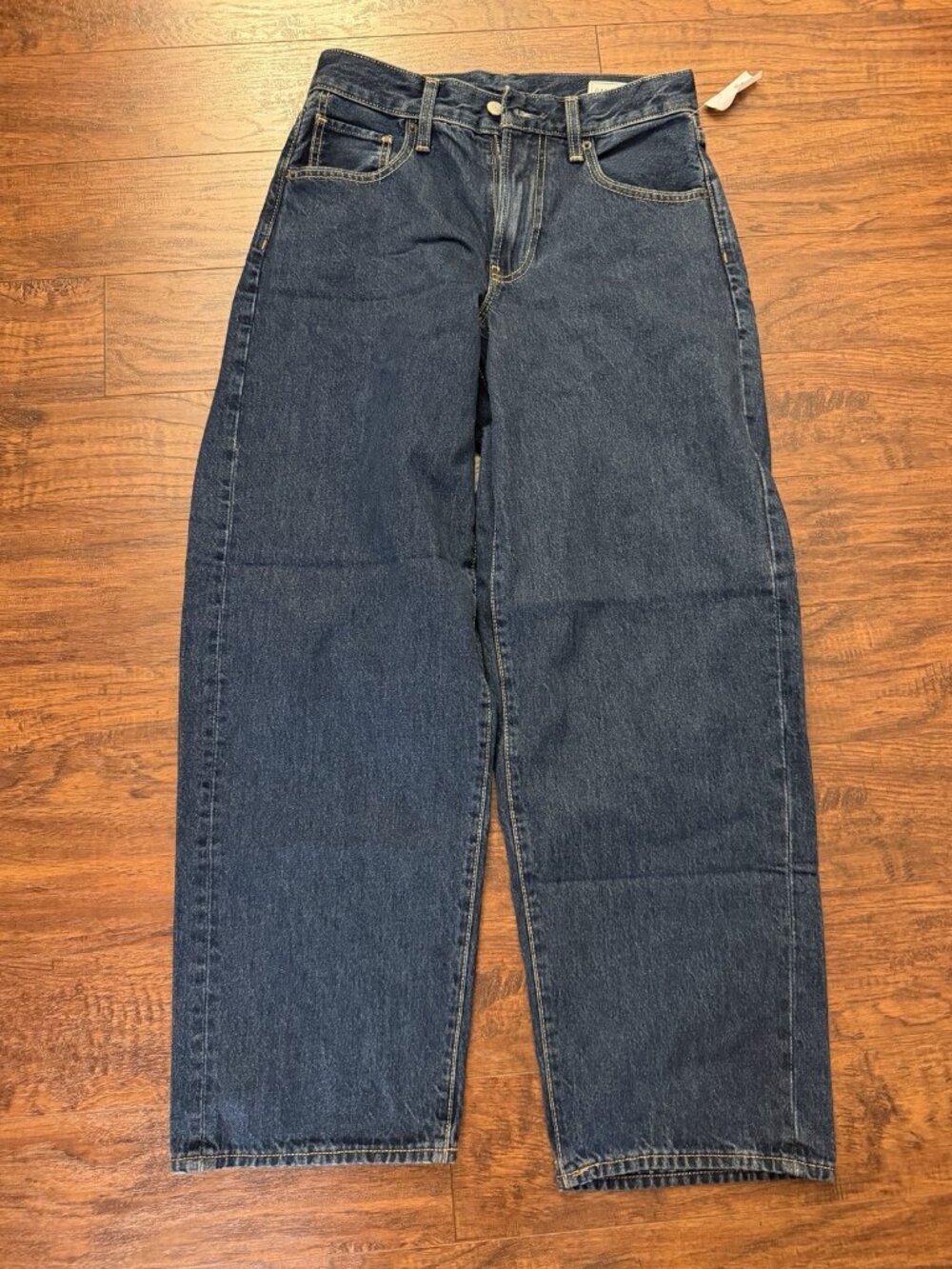 NWT GAP X HAILEY BIEBER The Hailey Extra Baggy Jean - Medium Indigo - 25